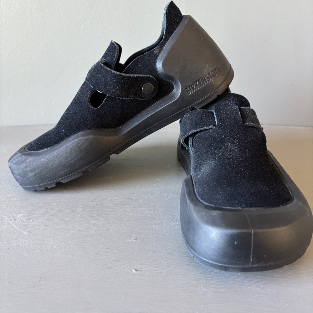 Birkenstock Reykjavik Nubuck Leather Shoes 39N Black - Picture 7 of 12
